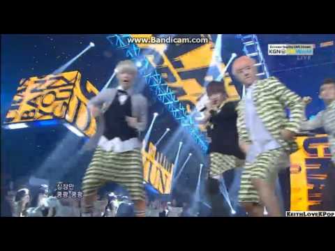 [HD Live 720p] B.A.P - Crash (Inkigayo 120909)