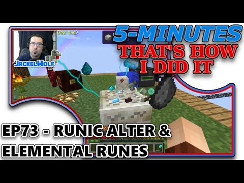 [FTB - SKY FACTORY 3] 5-MIN - THAT'S HOW I DID IT! - EP73 - RUNIC ALTER & ELEMENTAL RUNES [BOTANY]
