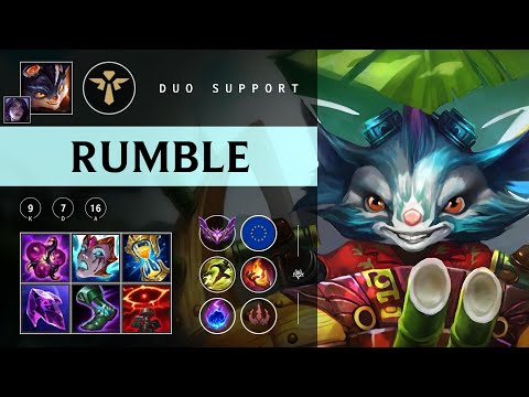 Rumble Support vs Rell - EUW Master Patch 25.24