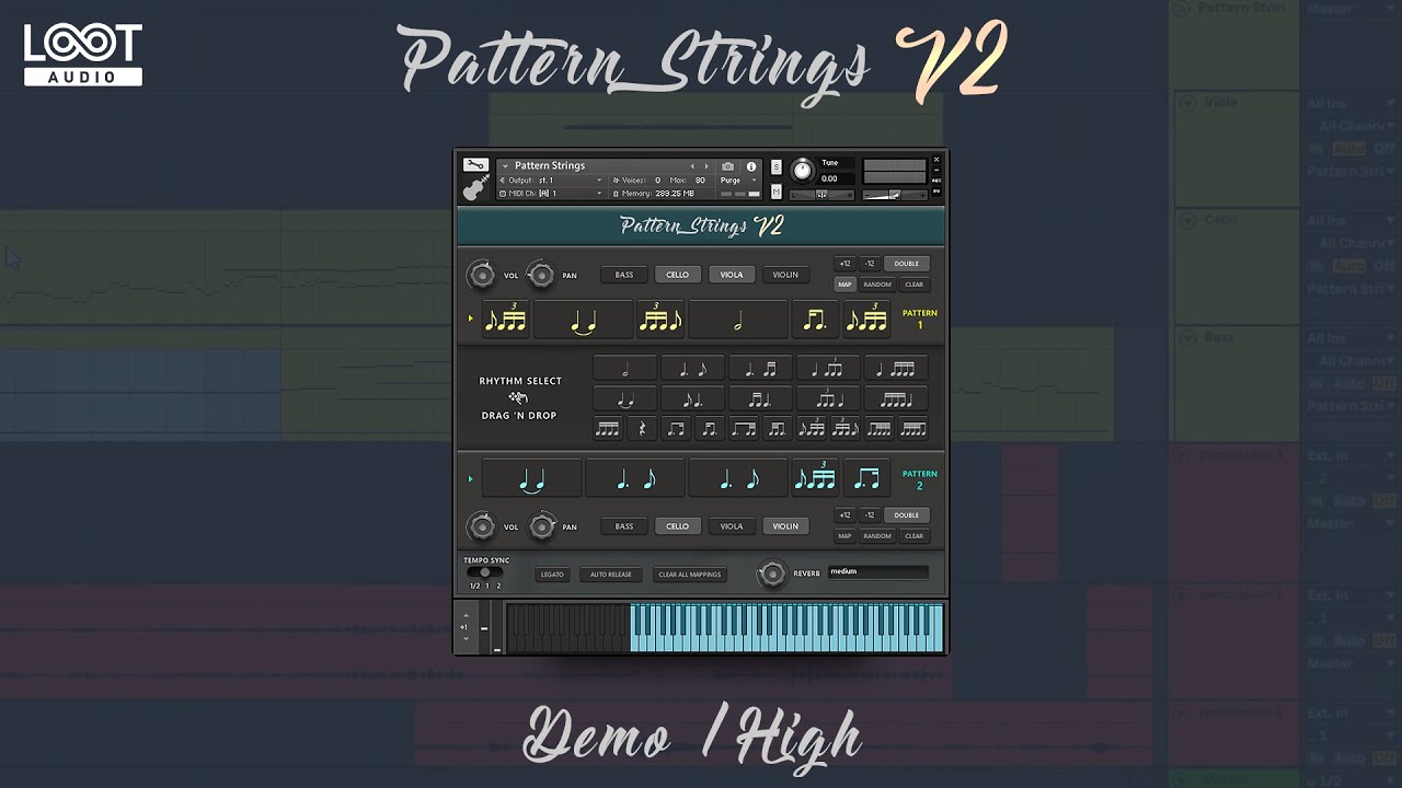 Ben Osterhouse | Pattern Strings V2 | Kontakt | Demo - High