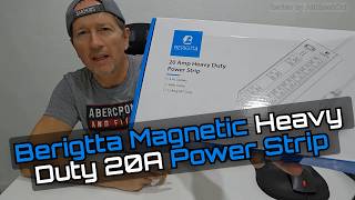 Berigtta 20A Magnetic Power Strip Review — Heavy Duty 9-Outlet Surge Protector for Garage