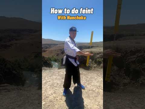 How to do feint with Nunchaku. #nunchaku #training #kungfu #brucelee