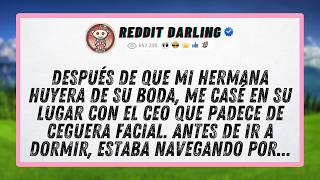 Después de que mi hermana huyera de su boda, me casé en su lugar con el CEO que padece de ceguera...