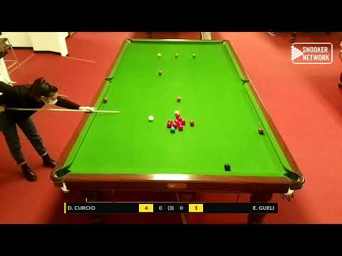 TORINO SNOOKER CLUB - REG. FIBIS PIEMONTE CAT. C 2020/21 - D. CURCIO vs E. GUELI