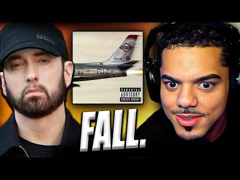 EM DISSED ME!! Gen Z Reacts to FALL - Eminem (DIRTY)