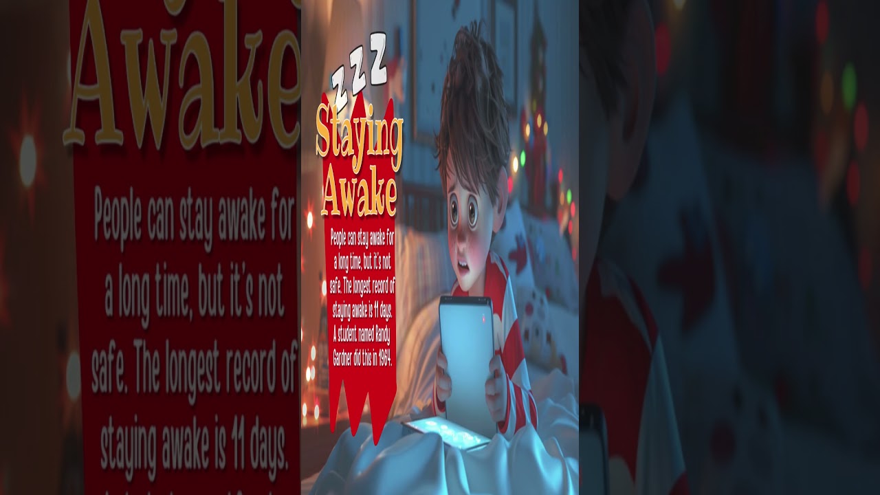 😴 How Long Can You Live Without Sleep? 🌟 The Science of Sleep Deprivation! 🛌 (For Kids!)