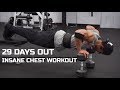 Road To IFBB Pro | 29 Days Out Arnold Classic Amateur | Insane Chest Workout W/Posing
