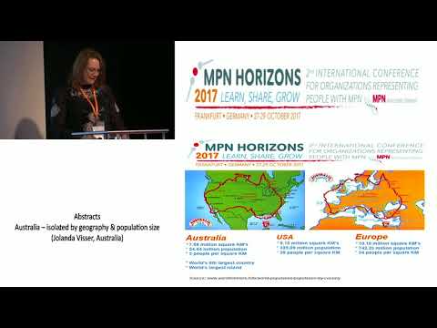 Australia – isolated by geography & population size- MPN Horizons 2017