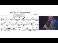 Ken Peplowski - Why Try to Change Me Now (transcription)