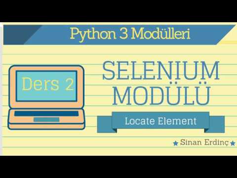 Python Selenium Modülü Kullanımı DERS - 2
