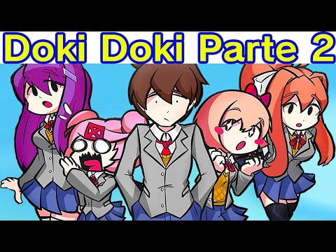 Friday Night Funkin' Vs Doki Doki Takeover Plus Parte 2 (FNF Mod) (Doki Doki Literature Club/DDLC)