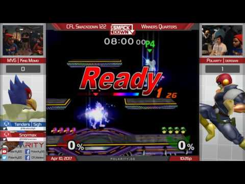 CFL Smackdown 122 Melee - Derdian (Falcon) vs MVG King Momo (Falco) - Winners Quarters