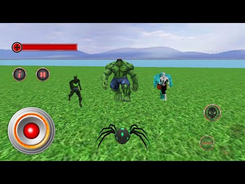 Multi Spider Heroes Rescue Fight against Monster Hero,Thing Hero,Bat Hero,Spider & Super Villains