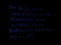 Blackout- Zebrahead Lyrics 