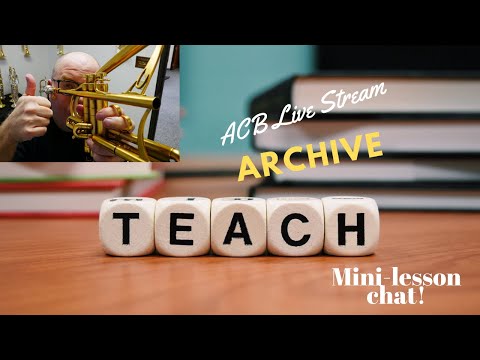 ACB Mini-Lessons LIVE Q&A (archive) with Trent Austin!