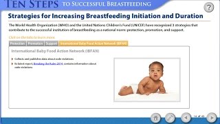 Ten Steps to Successful Breastfeeding Online Course