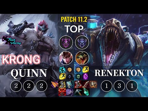 RNW KronG Quinn vs Renekton Top - KR Patch 11.2