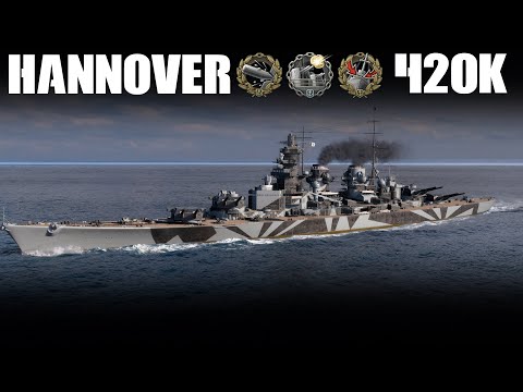 Schlachtschiff Hannover: OVER 400K DMG