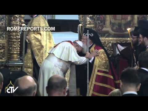 Click to Watch the Gates of Hell Shake as Prophetic Pope Seeks the Blessing of a Humble Patriarch video