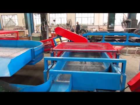SCRAP TIRE CRUMB RUBBER SCREENING SYSTEM FOR TIRE RECYCLING