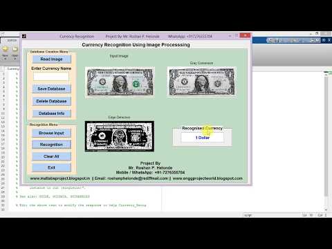 Matlab Code For Currency Recognition Using Image Processing