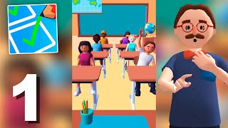 Teacher Simulator (by Kwalee) Gameplay Walkthrough 1-5 Days (Android)