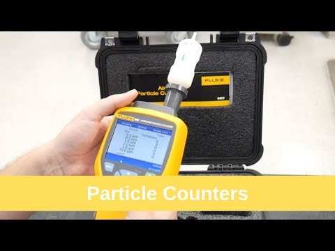 Air Particle Counting Using Fluke 985 Particle Counter