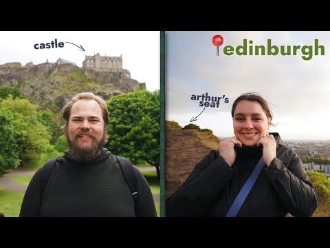 A Day In Edinburgh Scotland - Trying Haggis For First Time!