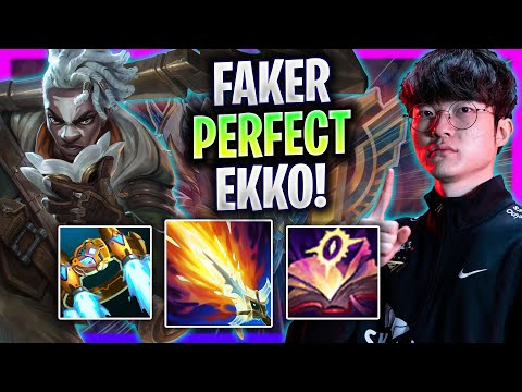 FAKER PERFECT GAME WITH EKKO MID! - T1 Faker Plays Ekko Mid vs Sylas! | Season 2024