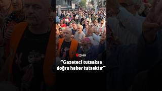 İzmir’de basın meslek örgütlerinin çağrısıyla medyaya yönelik baskılara karşı ey