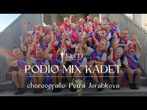 ELITÉ OSTRAVA - Pódio mix kadet, II.VICEWORLD CHAMPIONS 2024