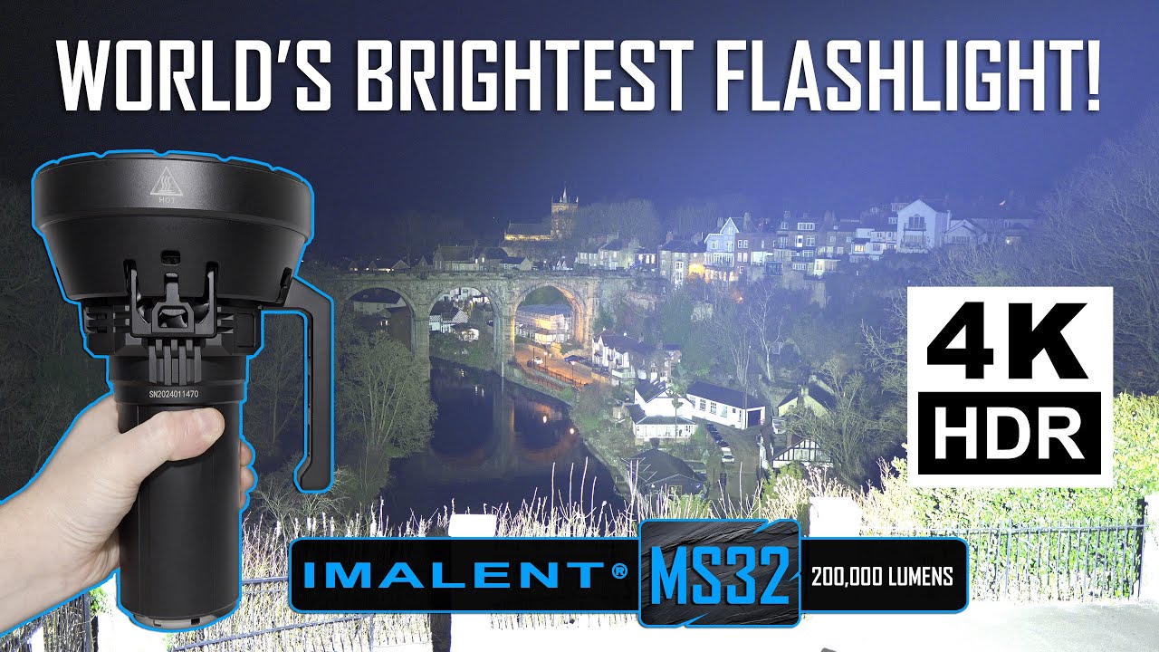 [Review] NEW WORLD'S BRIGHTEST FLASHLIGHT!! IMALENT MS32 200,000
