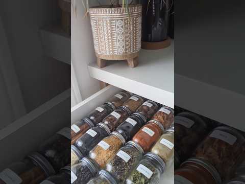 Spice Organization Ideas | Kitchen Drawer | Mason Jars | Indian | Rustic Farmhouse 2024