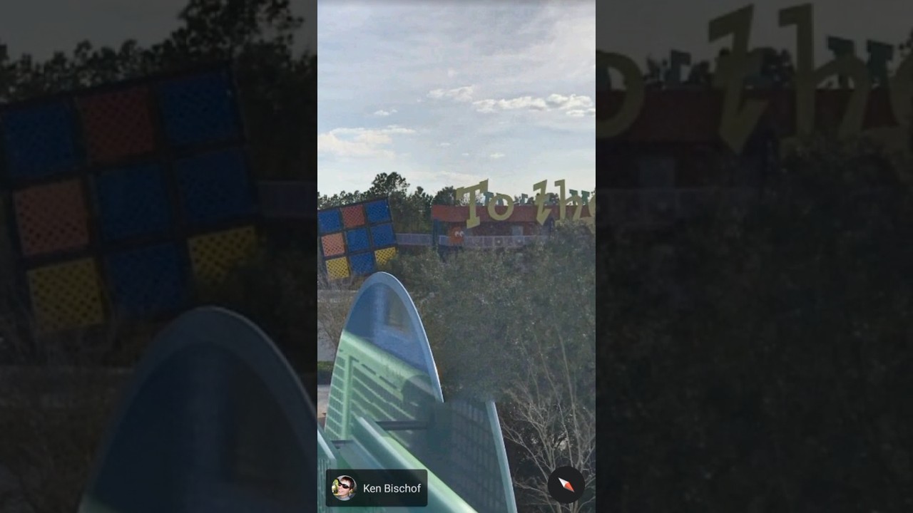 Found Giant Rubik's Cube On Google Maps #googleearth #googlemaps #shorts