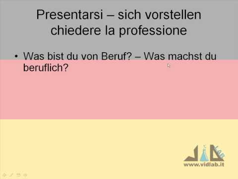 videocorso tedesco di base - lez 1 - parte 2