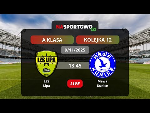 LZS Lipa - Mewa Kunice Jawor 12. kolejka - Legnicka Klasa A Grupa III 2025/26