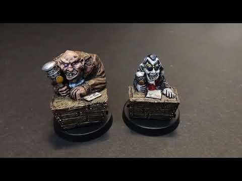 Blood Bowl Diorama Episode 1 The reportes Fanath Art Miniatures
