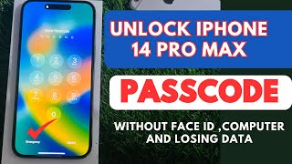 Unlock iPhone 14 pro Max screen passcode without Face ID computer And Losing Any data