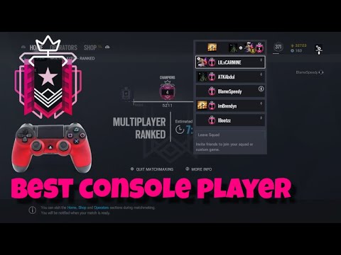 BEST CONSOLE PLAYER ALL CHAMPION SQUAD OPERATION STEEL WAVE + BEST SETTINGS - Rainbow Six Siege