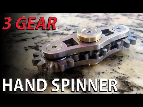 3 GEAR Hand spinner fidget toy - fidgeting machine Video