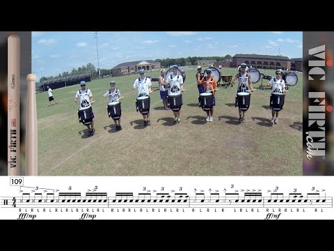 2014 Carolina Crown Snares - LEARN THE MUSIC!