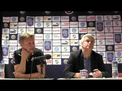 Presskonferens efter Östers IF-Hammarby IF 2014-06-29