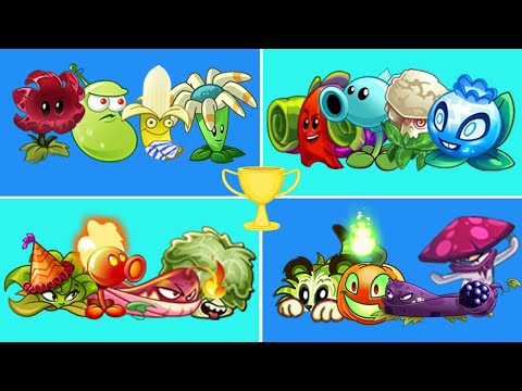 Tournament 04 Team Plants - Who Will Win？ - PvZ 2 Team 04 Plant