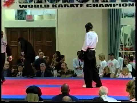Claire Cocozza vs Shelly Walrath 2004 Bluegrass Nationals Karate Tournament