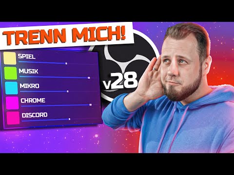 GETRENNTE Audiospuren für SPIELSOUND, DISCORD und MUSIK in OBS Studio 28