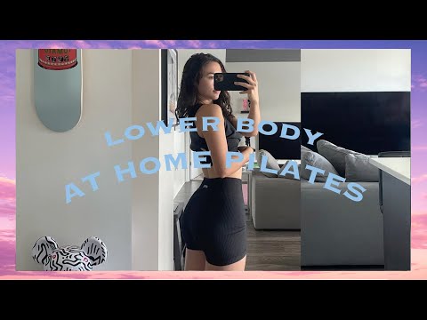 Pilates per la parte inferiore del corpo "a clessidra" da 10 minuti // ripetere 3 volte // senza ...
