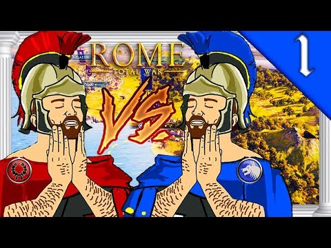 SCIPII VS. JULII MULTIPLAYER CAMPAIGN! Total War Rome II: Scipii & Julii Multiplayer Campaign #1