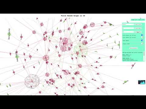 3D Force base visualisation