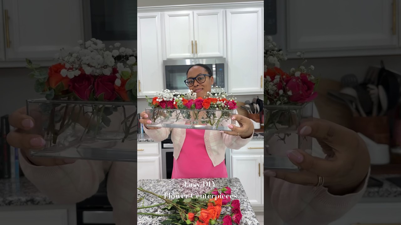 Flower centerpiece DIY