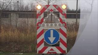Warning LED Arrow Trailer - closing board for road safety, EN 12352 L8H, L9M